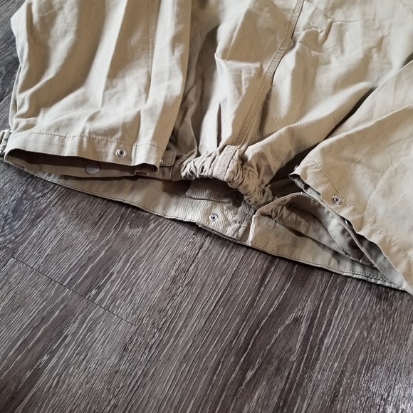 H&M Tan Oversized Minimalist Military Jacket Size Medium - Picture 7 of 13